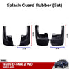 Splash Mudguard Rubber Mud Flaps Set Fits Isuzu D-Max 2WD Ute Truck 2007-11 D06