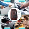 Toyota RAV4 Camry Corolla 4 Button Remote Key Fob Cover Case Red (2018-2022)