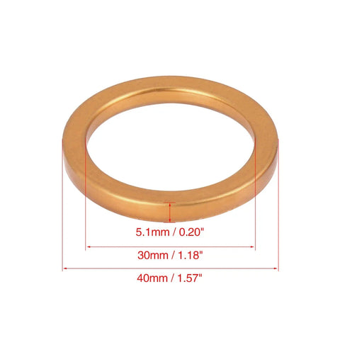 Honda CG125 10pcs / 30mm ID / Exhaust Muffler Pipe Gasket Copper Tone