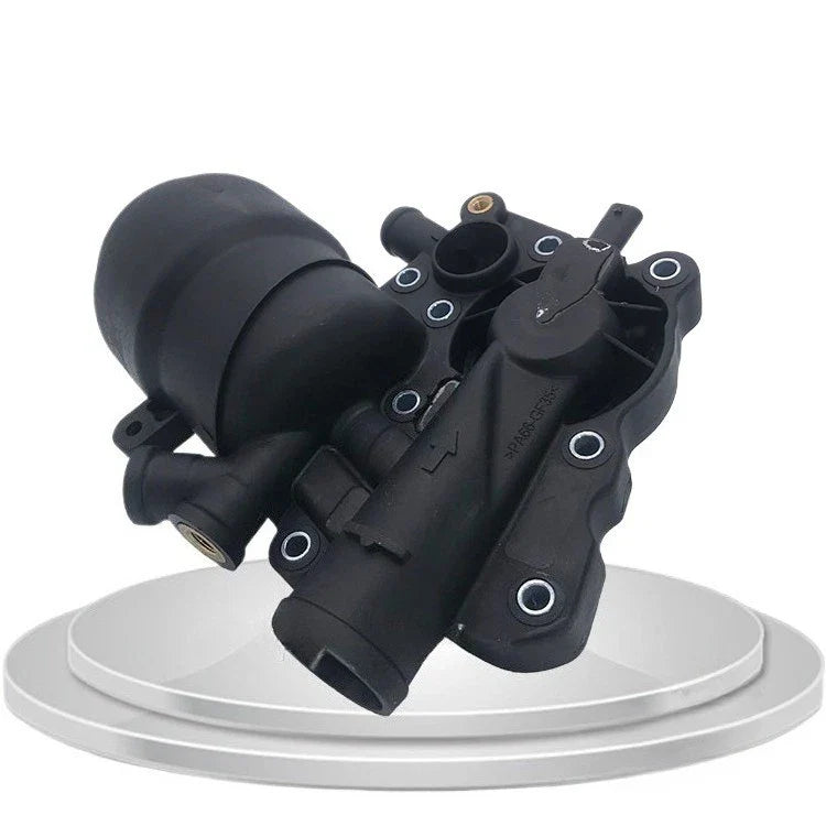 Audi A4 A6 Q5 Q7 Aluminum Oil Filter Housing Assembly (2009–2015)