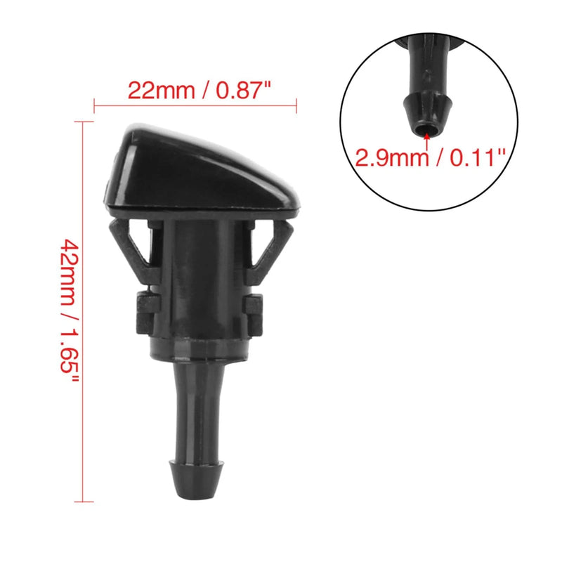 Jeep Patriot Windshield Washer Sprayer Nozzles (2008-2016)