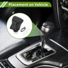 Lexus ES300h 2018-2023 Black Carbon Fiber Car Gear Shift Knob Cover
