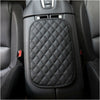 Car Black Armrest Pad Center Console Cover Cushion Protector
