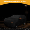 Chevrolet Tahoe Black with Zipper 190T-PU All-Weather Waterproof Car Cover