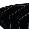 Tesla Model S 2 x Vivid Black Rear Window Side Louver Covers (2017-2025)