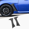 Toyota GR86 / Subaru BRZ 2022-24 Carbon Fiber Side Fender Air Vent Cover Trim