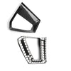 Ford Mustang 2 x Front Bumper Grille Side Air Vent Covers (2024 - )