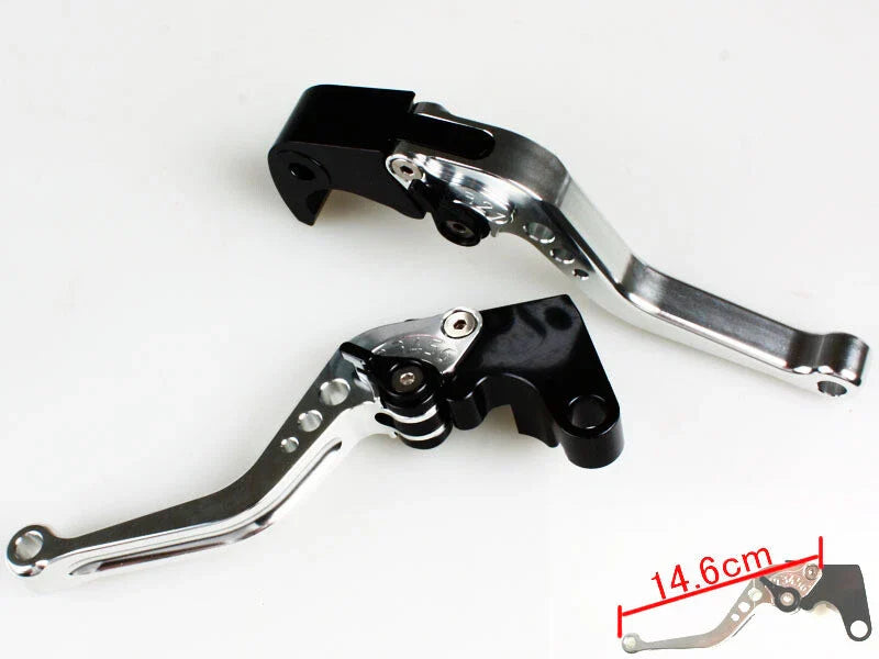Honda CBR1000RR 600RR Silver CNC Brake Clutch Levers (2008-2010)