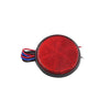 Motorcycle Rear Tail Stop Lamp 2 x Red LED Light Round Shape Reflector