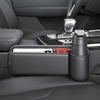 Car Right Seat Side Pocket Organizer Gap Filler Storage Bag w/ Cup Holder