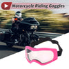 Motorcycle Clear Lens Pink Frame Cycling Sunglasses Goggles