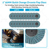 Metal Sanding 20 x 2" Zirconia Flap Discs