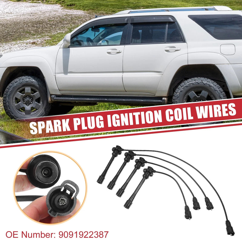 Toyota Tacoma 4 Pcs Spark Plug Wire Ignition Coil Cable