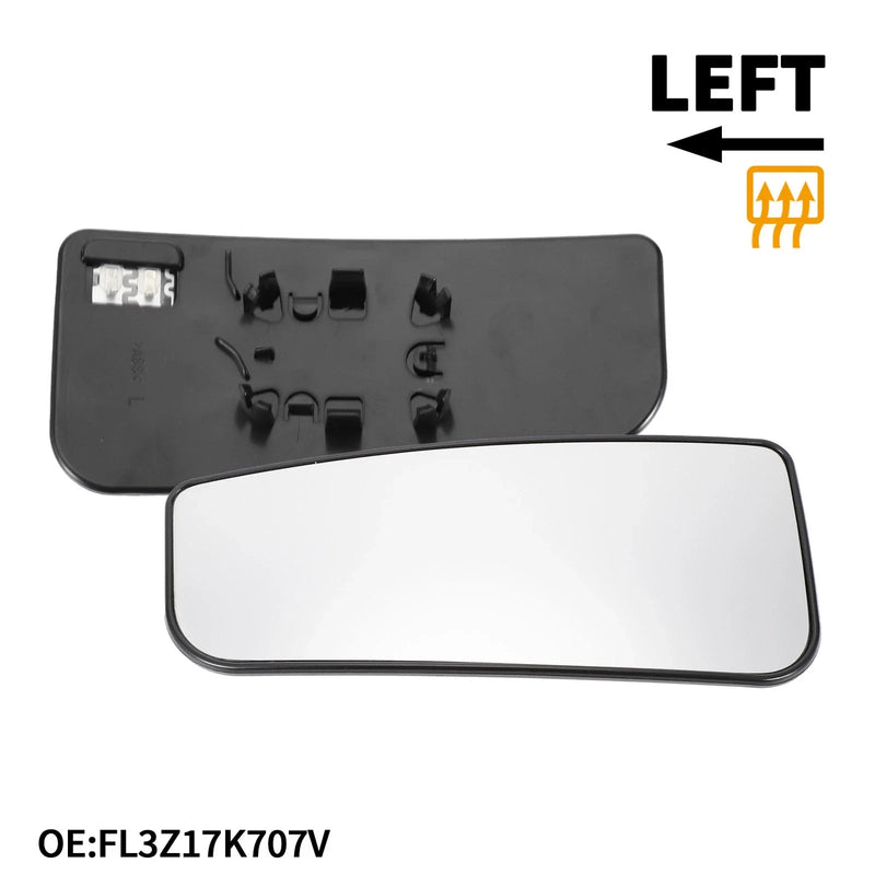 Ford F-250 F-350 Heated Left Mirror Glass Replacement (2011-2016)
