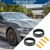 Ford Mustang (2015-2021) - 2 Pcs Black AC Climate Switch Knob Cover Ring