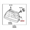 Mitsubishi L200 Triton 10 x Headlight Adjusting Clips (1995-2004)