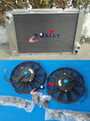 Pontiac Fiero 3 Row Aluminum Radiator & Fans (1984-1988)