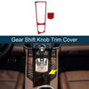 Porsche Panamera (2010-2016) Red 1 Set ABS Gear Shift Knob Cover Decal