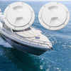 2 x Boat Inspection Round Deck Plate Hatch White