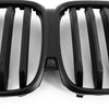 BMW G05 LCI X5 Matte Black Front Kidney Grille Cover (2023-2024)