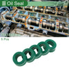 Oil Seal 10x18x8mm Seal Ring Rotary Shaft TPU 5 Pcs