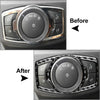 Ford Mondeo 2013-2019 Carbon Fiber Headlight Switch Control Panel Trim