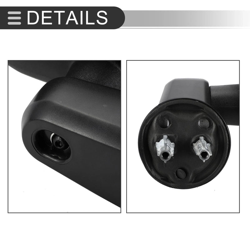 Jeep Wrangler 2007-2017 Tow Mirrors (2 x No.55077967AB/55077966AB)