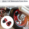 Motorcycles 14mm Aluminum Alloy Motorcycle Slider Frame 2 x