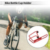 Motorcycle 2 x Water Bottle Cup Drink Holders Red Aluminum Alloy Universal
