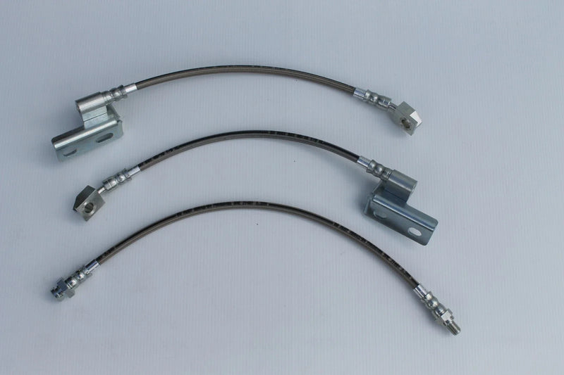 ZC & ZD Fairlane Braided Brake Hose Set