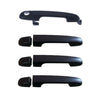 Hyundai i20 4pc Front Rear Exterior Door Handle Black (2009–2015)