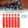Helmet for Bicycle Motorcycle 6pcs / Reflective Safety Stickers PET /