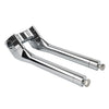 Harley 10" Chrome Tall Handlebar Risers Pullback 1.5"