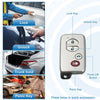 Toyota Avalon 4 x Button Key Cover Fob Remote Case Shell (2007–2012)