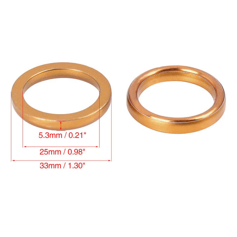 Jiangling JH70 Exhaust Muffler Pipe Gasket / 20pcs 25mm ID 33mm OD /