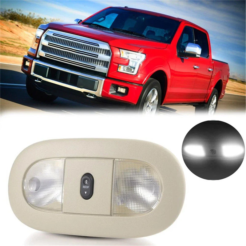 Ford Super Duty LED Front Overhead Console w/ Dome Map Lamp & Sunroof Switch