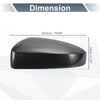 Nissan Sentra Rearview Mirror Cover Cap  Black Carbon Fiber (2007-2012)