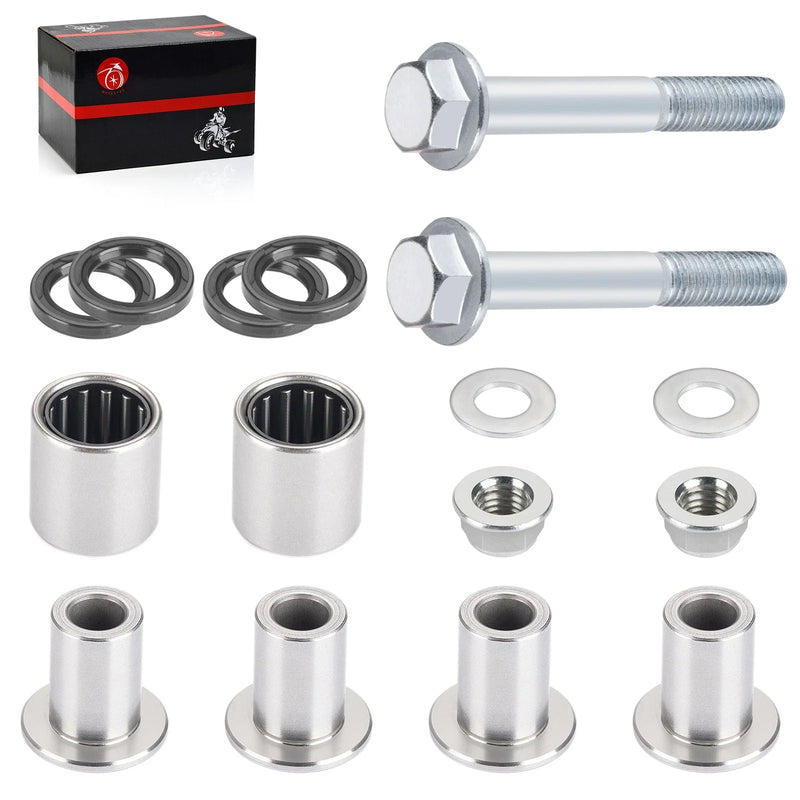 Kawasaki KFX400 2003-2006 A Arm Bushings Bearing Seal Bolt Kit