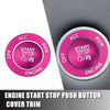 Dodge Charger Challenger Pink Push Start Button Cover Trim Kit