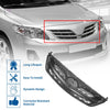 Toyota Corolla Black Front Hood Bumper Grille (2010)