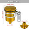 Yamaha BMW Front Brake Master Cylinder Oil Tank Cup Gold Tone