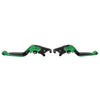 BMW R1200GS R1250GS CNC Green Extendable Brake Clutch Levers (2013-2020)