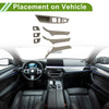 BMW 5 Series 7 Pcs Front Left Window Switch Bezel Cover (2010-2016)