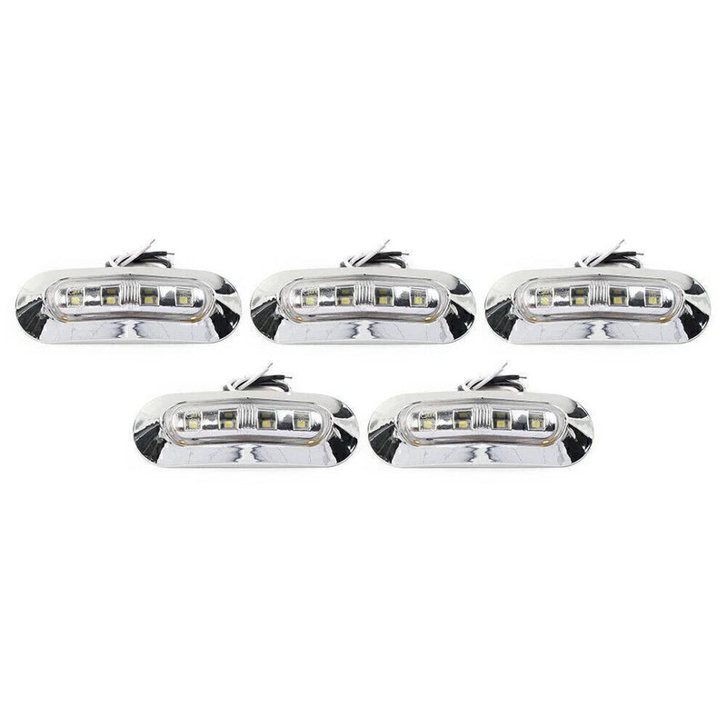 Truck Trailer Pickup 12V 24V 5 x 4 LED Side Clearance Marker Lights