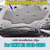 BMW X3 Front Sound Heat Shield Hood Insulation Pad Liner Cover (2018-2024)