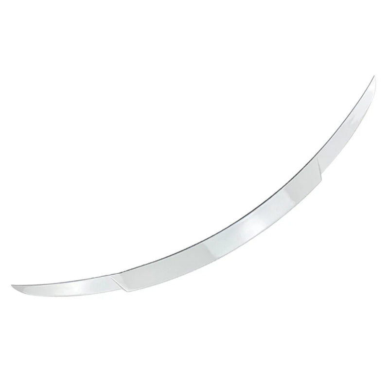 Benz C-Class W205 C63 2015-2021 White Rear Trunk Spoiler Lip Wing
