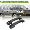 Toyota FJ Cruiser Matte Black Exterior Door Handle Cover Trim (07-22)
