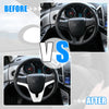 Chevrolet Cruze White ABS Steering Wheel Cover (2010 - 2015)