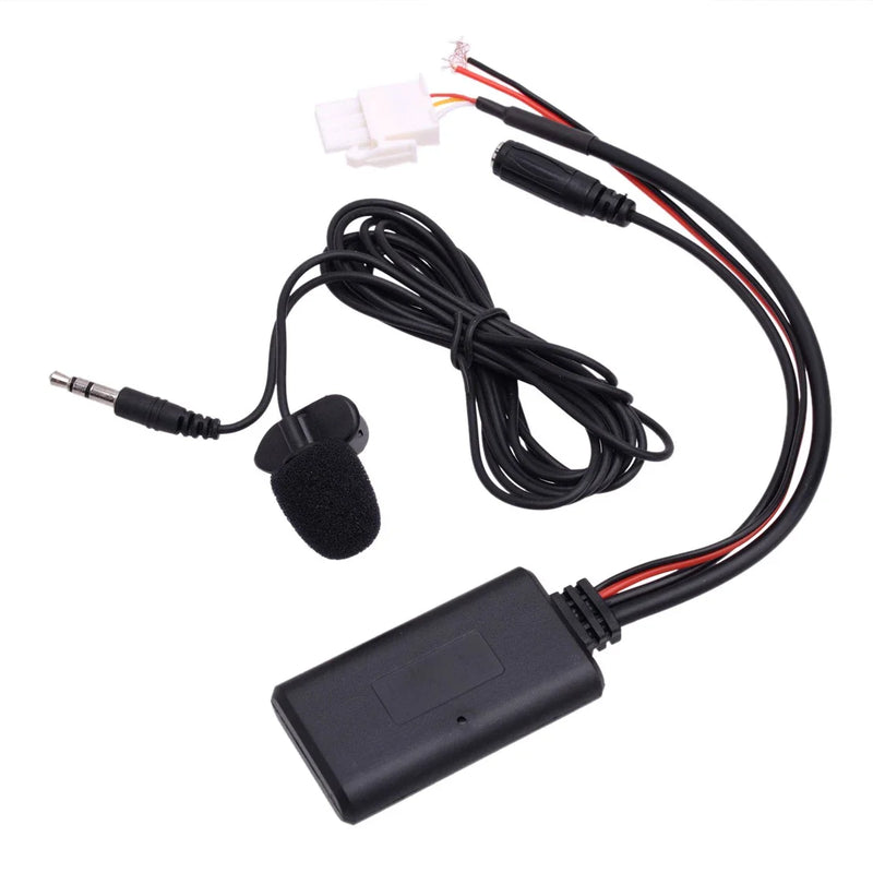 Honda Goldwing GL1800 3Pin AUX Audio Cable Adapter with Microphone (2001-2023)