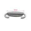 8pcs 60mm Stainless Steel Silver Tone Motorcycle Exhaust Pipe Springs Hooks